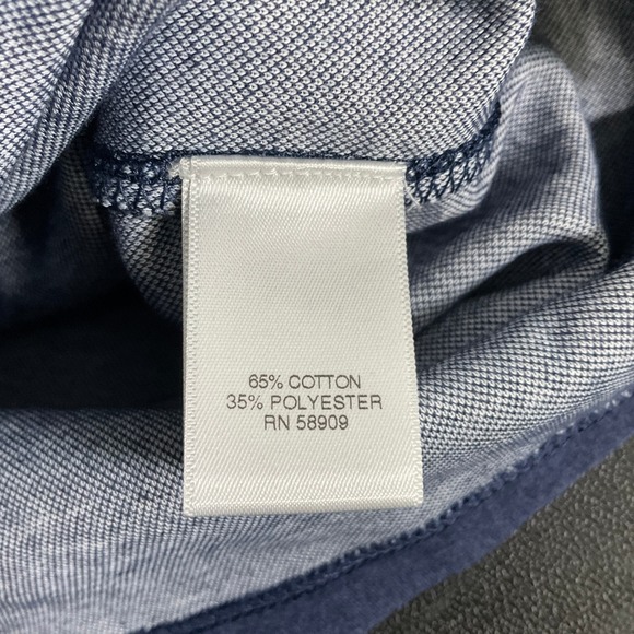 ROWM Shirt Mens Sz‎ M Crew Neck Long Sleeve T-Shirt Blue Gray Raglan Casual - Picture 5 of 10